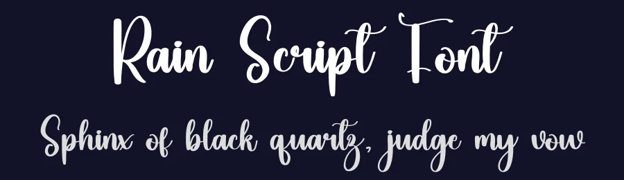 Rain Script Font by inermediaSTUDIO — Script Handwritten Font — thumbnail 2