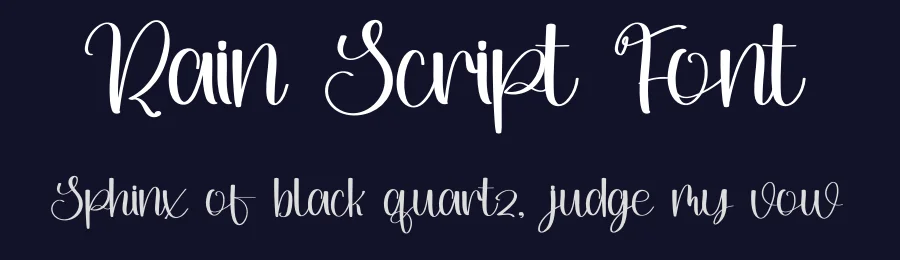 Rain Script Font by inermediaSTUDIO — Script Handwritten Font — thumbnail 2