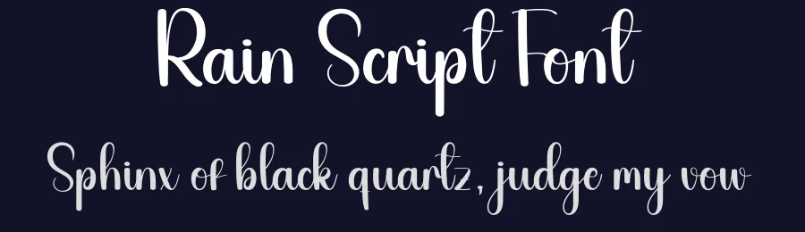 Rain Script Font by andikastudio — Script Handwritten Font — thumbnail 2