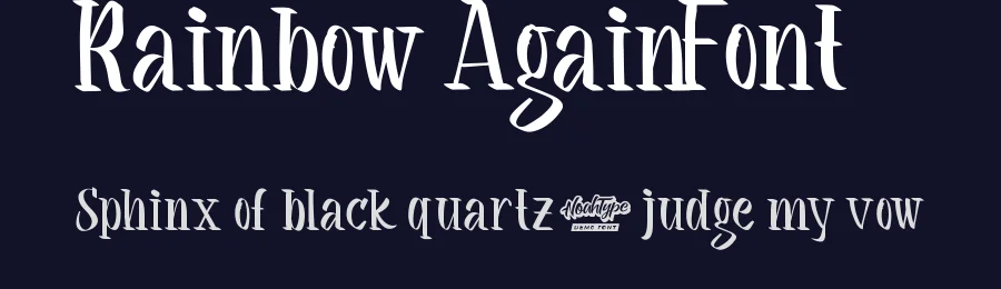 Rainbow Again Font by noahtype — Display Font — thumbnail 2