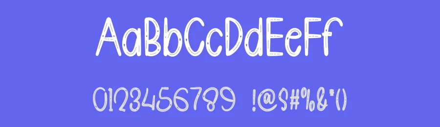 Rainbow Bubbles – Moder Unique Font by freshtypeink — Display Font — thumbnail 3