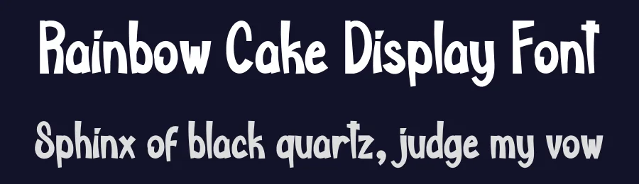 Rainbow Cake Display Font by creativeletter — Script Handwritten Font — thumbnail 2