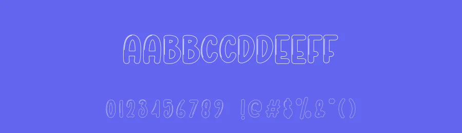 Rainbow Coloring Display Font by creativeletter — Display Font — thumbnail 3