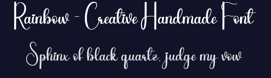Rainbow – Creative Handmade Font by andikastudio — Script Handwritten Font — thumbnail 2