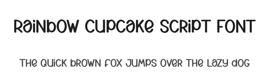 Rainbow Cupcake Script Font by creativeletter — Display Font