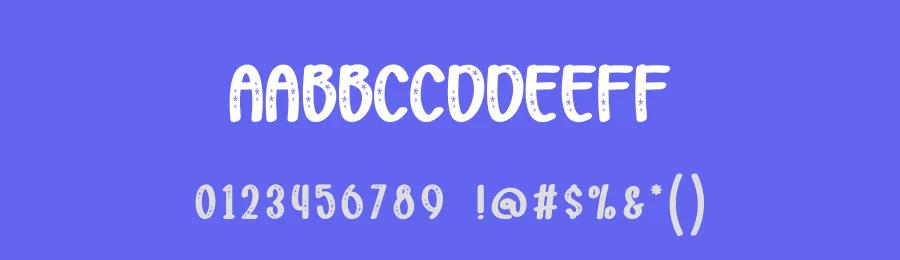 Rainbow Flowers Display Font by creativeletter — Display Font — thumbnail 3