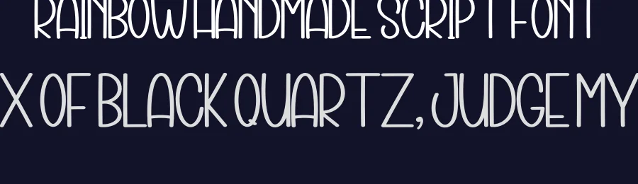 Rainbow Handmade Script Font by inermediaSTUDIO — Display Font — thumbnail 2
