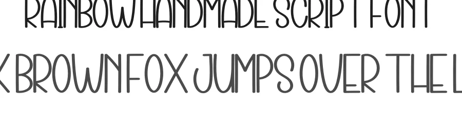 Rainbow Handmade Script Font by inermediaSTUDIO — Display Font