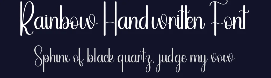 Rainbow Handwritten Font by andikastudio — Script Handwritten Font — thumbnail 2