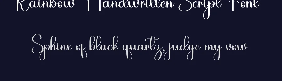 Rainbow Handwritten Script Font by inermediaSTUDIO — Script Handwritten Font — thumbnail 2