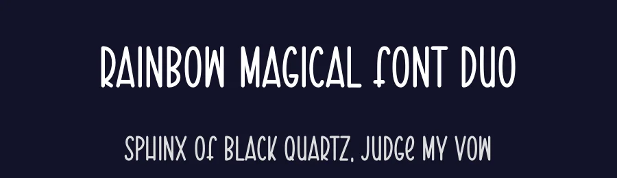 Rainbow Magical Font Duo by DN Creative — Script Handwritten Font — thumbnail 2