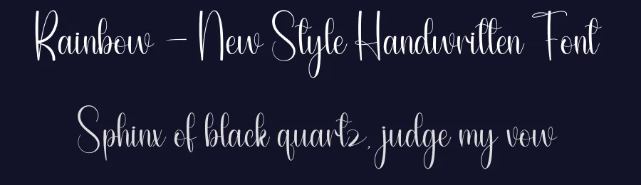 Rainbow – New Style Handwritten Font by andikastudio — Script Handwritten Font — thumbnail 2