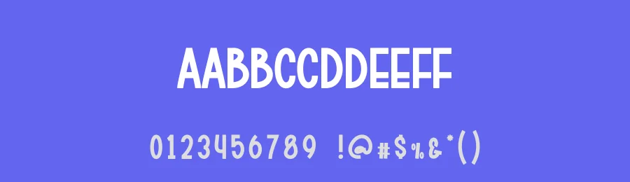 Rainbow Party Display Font by creativeletter — Display Font — thumbnail 3