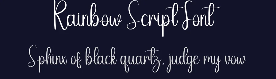 Rainbow Script Font by andikastudio — Script Handwritten Font — thumbnail 2