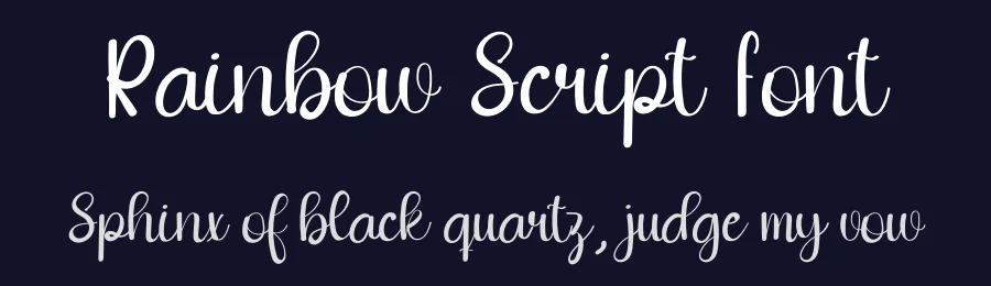 Rainbow Script Font by inermediaSTUDIO — Script Handwritten Font — thumbnail 2