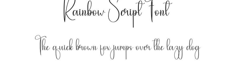 Rainbow Script Font by andikastudio — Script Handwritten Font