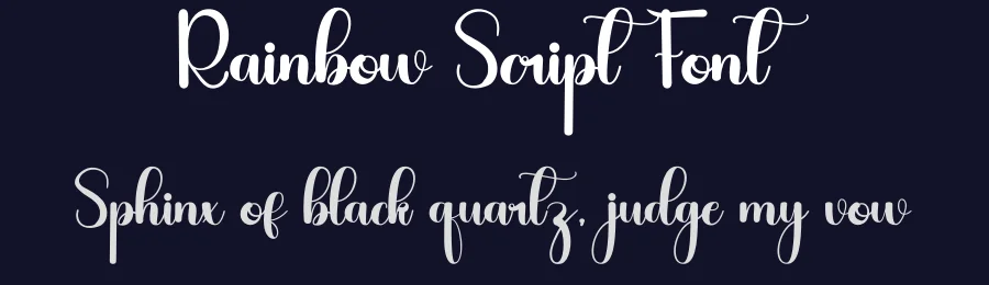 Rainbow Script Font by inermediaSTUDIO — Script Handwritten Font — thumbnail 2