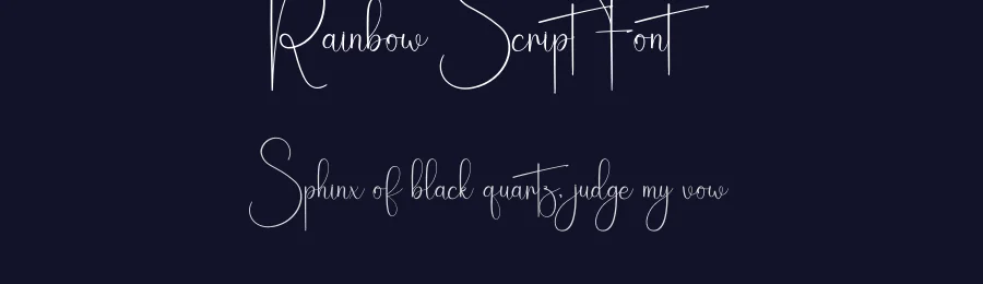 Rainbow Script Font by creativeletter — Script Handwritten Font — thumbnail 2