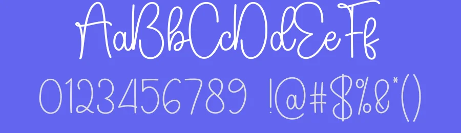Rainbow Script Typeface by creativeletter — Script Handwritten Font — thumbnail 3