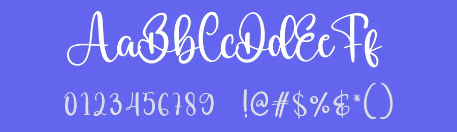 Rainbow Script Typeface by creativeletter — Script Handwritten Font — thumbnail 3