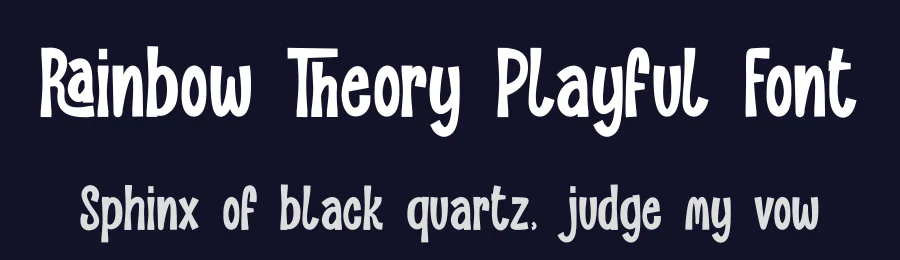 Rainbow Theory Playful Font by Bluestype Studio — Display Font — thumbnail 2