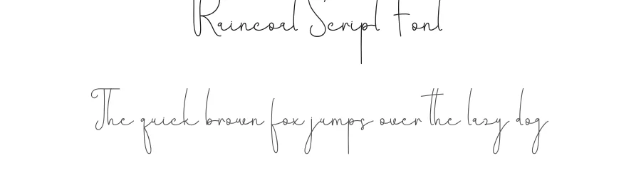 Raincoat Script Font by andikastudio — Script Handwritten Font