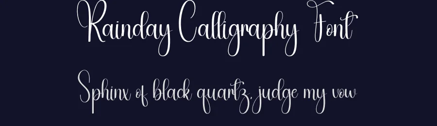 Rainday Calligraphy Font by andikastudio — Script Handwritten Font — thumbnail 2