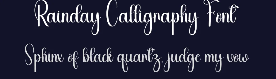 Rainday Calligraphy Font by andikastudio — Script Handwritten Font — thumbnail 2