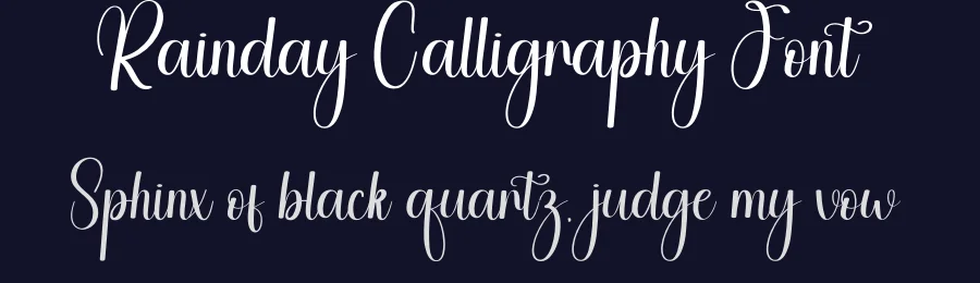 Rainday Calligraphy Font by andikastudio — Script Handwritten Font — thumbnail 2