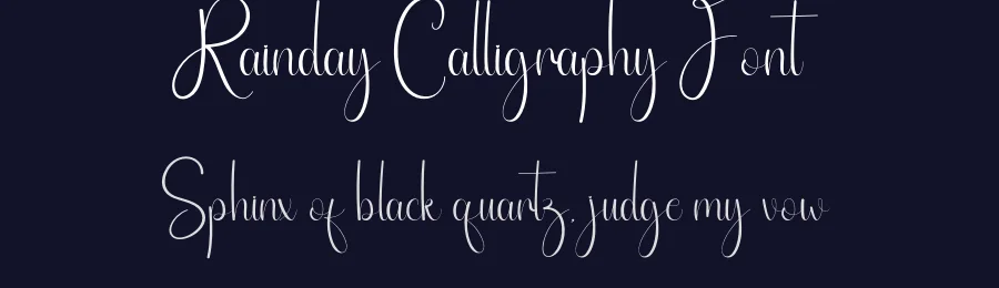 Rainday Calligraphy Font by andikastudio — Script Handwritten Font — thumbnail 2