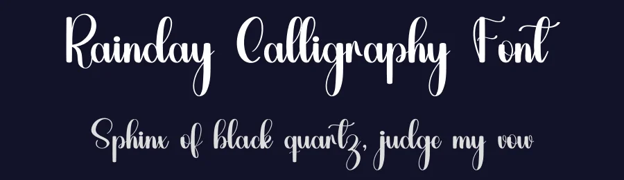 Rainday Calligraphy Font by inermediaSTUDIO — Script Handwritten Font — thumbnail 2
