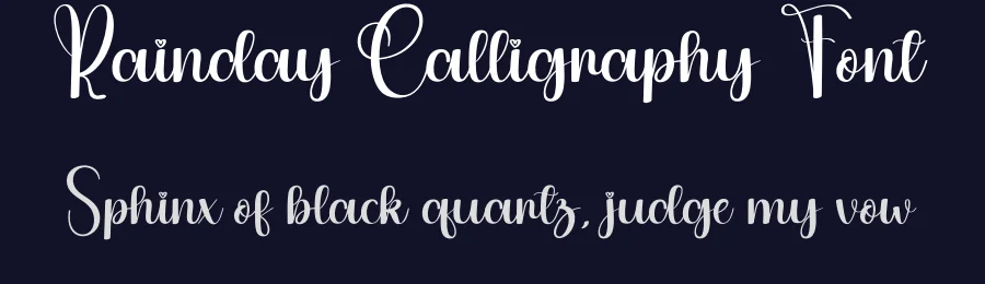 Rainday Calligraphy Font by andikastudio — Script Handwritten Font — thumbnail 2