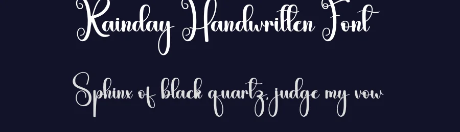 Rainday Handwritten Font by andikastudio — Script Handwritten Font — thumbnail 2