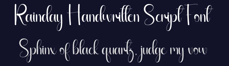 Rainday Handwritten Script Font by andikastudio — Script Handwritten Font — thumbnail 2