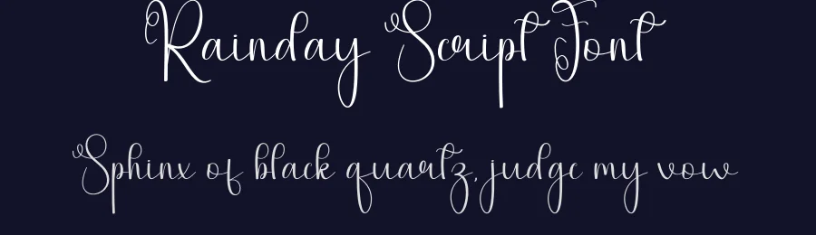 Rainday Script Font by andikastudio — Script Handwritten Font — thumbnail 2