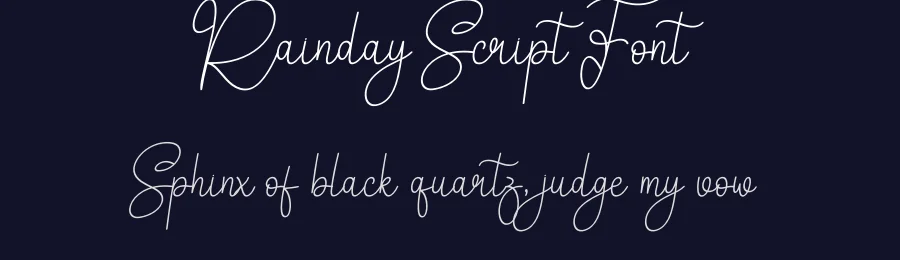 Rainday Script Font by creativeletter — Script Handwritten Font — thumbnail 2