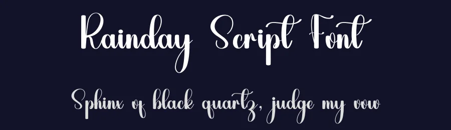 Rainday Script Font by inermediaSTUDIO — Script Handwritten Font — thumbnail 2