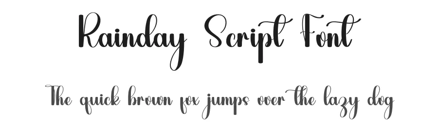 Rainday Script Font by inermediaSTUDIO — Script Handwritten Font