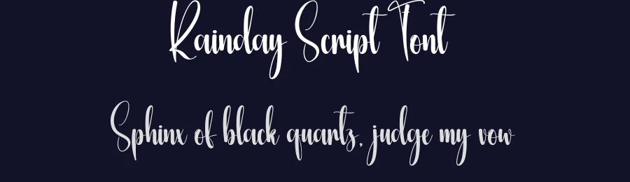 Rainday Script Font by creativeletter — Script Handwritten Font — thumbnail 2