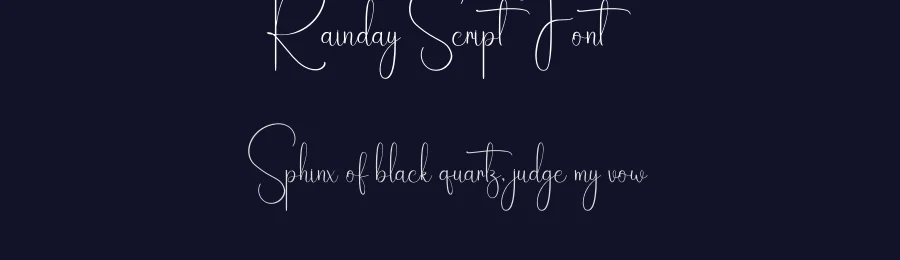 Rainday Script Font by creativeletter — Script Handwritten Font — thumbnail 2