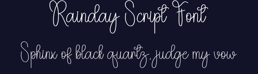Rainday Script Font by andikastudio — Script Handwritten Font — thumbnail 2
