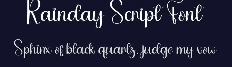 Rainday Script Font by creativeletter — Script Handwritten Font — thumbnail 2