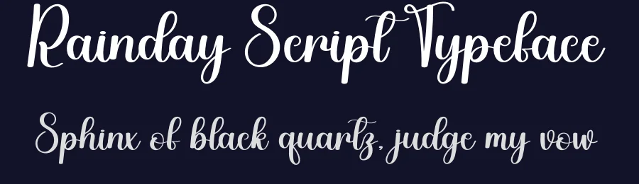Rainday Script Typeface by andikastudio — Script Handwritten Font — thumbnail 2