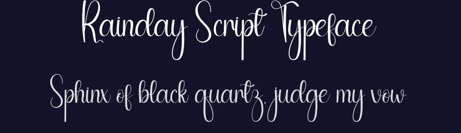 Rainday Script Typeface by andikastudio — Script Handwritten Font — thumbnail 2