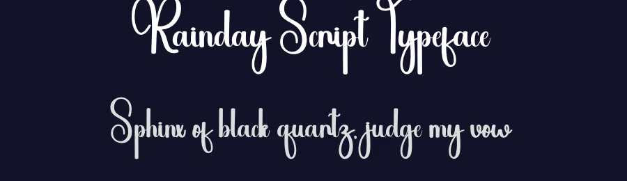 Rainday Script Typeface by andikastudio — Script Handwritten Font — thumbnail 2