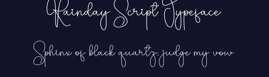 Rainday Script Typeface by andikastudio — Script Handwritten Font — thumbnail 2
