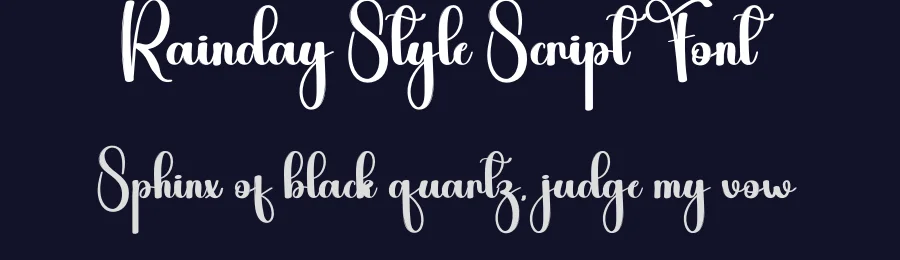 Rainday Style Script Font by creativeletter — Script Handwritten Font — thumbnail 2