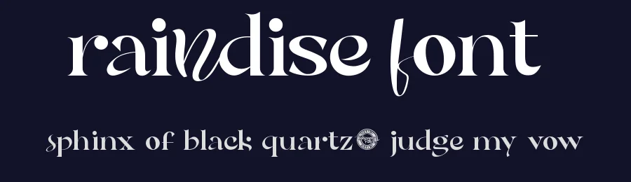 Raindise Font by CalligraphyFonts.net — Script Handwritten Font — thumbnail 2