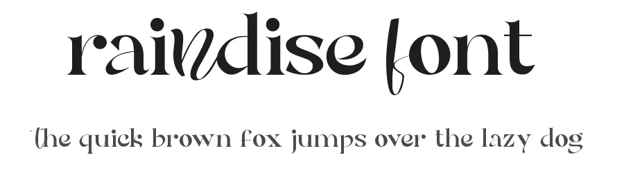 Raindise Font by CalligraphyFonts.net — Script Handwritten Font