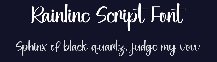 Rainline Script Font by inermediaSTUDIO — Script Handwritten Font — thumbnail 2